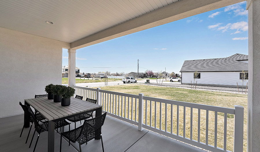 Patio of the Pewter floor plan