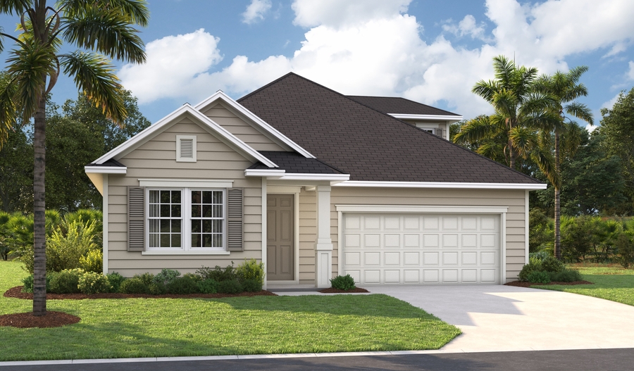 Masterplan 2-car Elevation K of the Appleby floor plan
