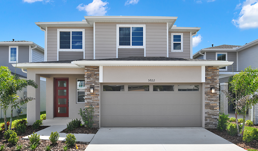 Exterior of the Lynwood floor plan