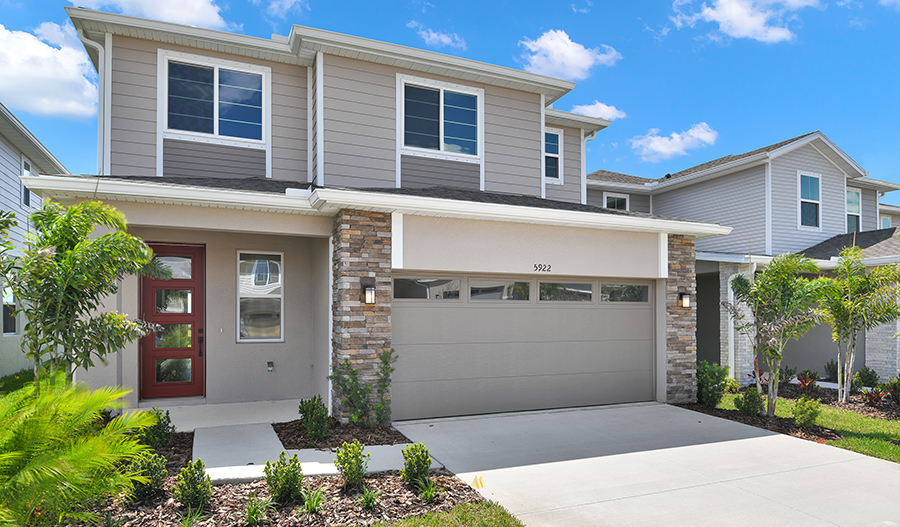 Exterior of the Lynwood floor plan