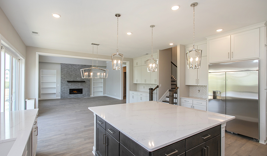 Kitchen of the HillaryII floor plan