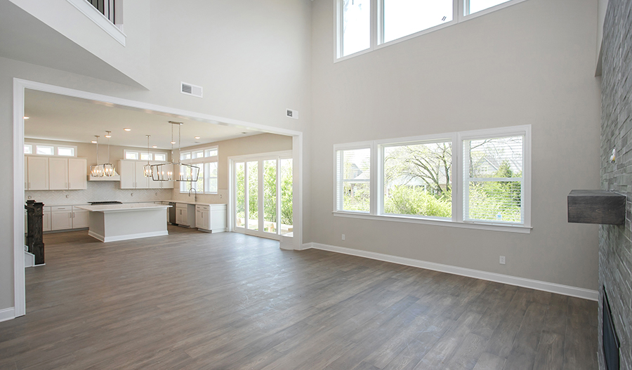 Great Room of the HillaryII floor plan