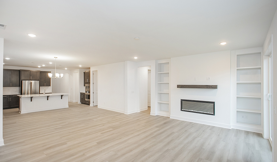 Great Room of the Dupont floor plan