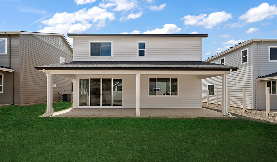 Rear Exterior of the Moonstone floor plan