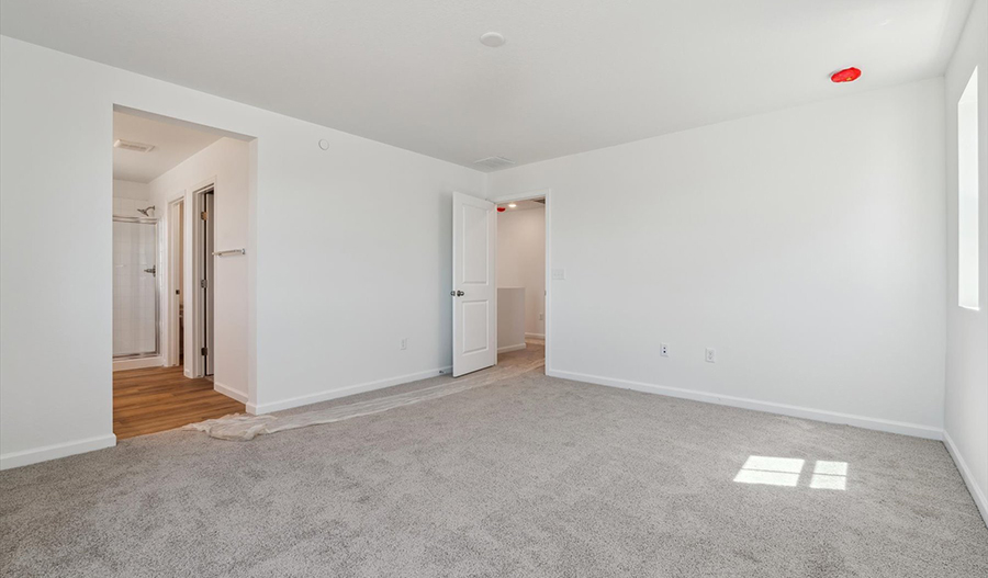 Bedroom of the Pearl floor plan