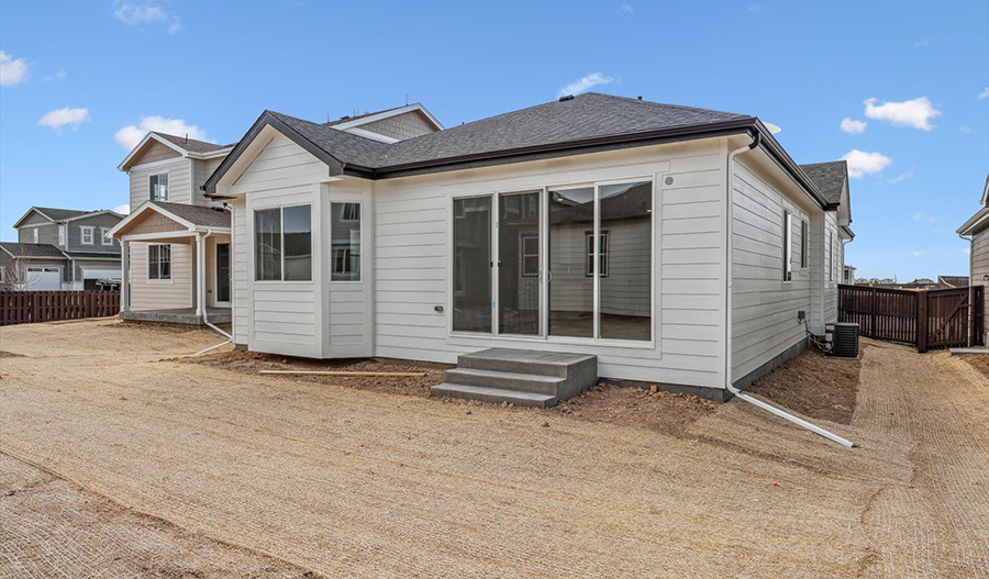 Rear Exterior of the Peridot floor plan