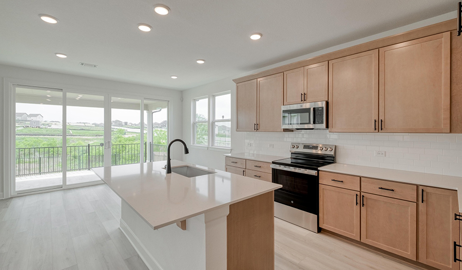 Kitchen of the Moonstone floor plan