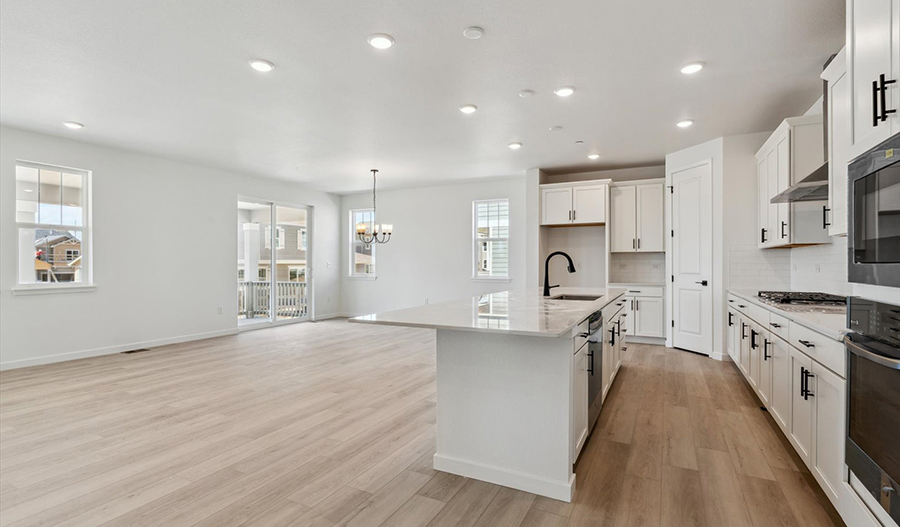 Great Room of the Laurel floor plan