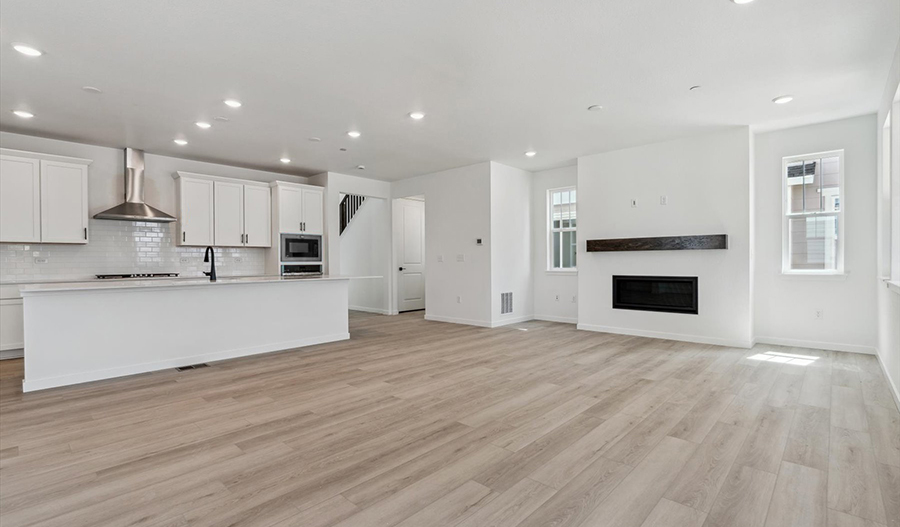 Great Room of the Laurel floor plan