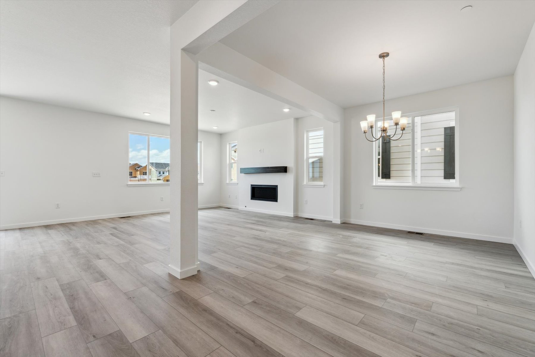 Great Room of the Leah floor plan
