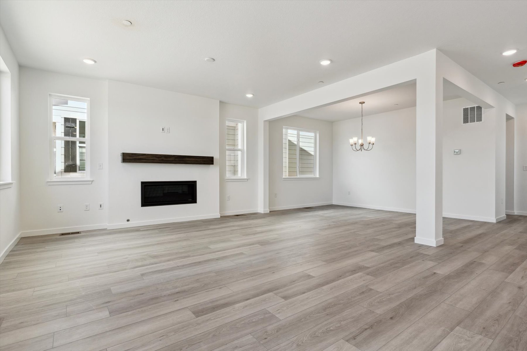 Great Room of the Leah floor plan