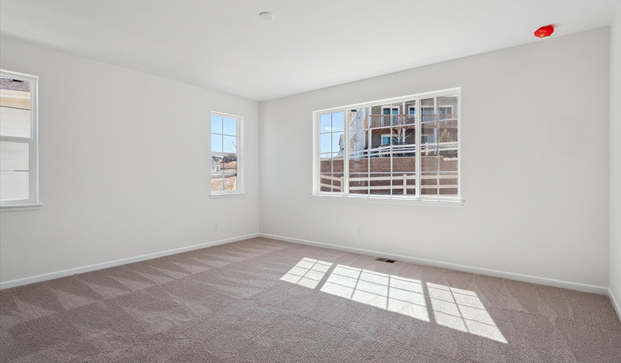 Bedroom of the Melody floor plan