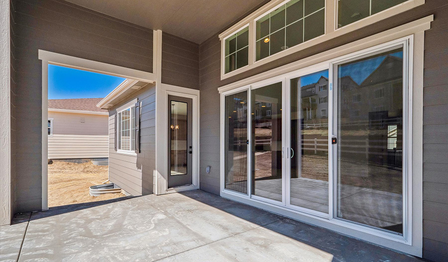 Patio of the Melody floor plan