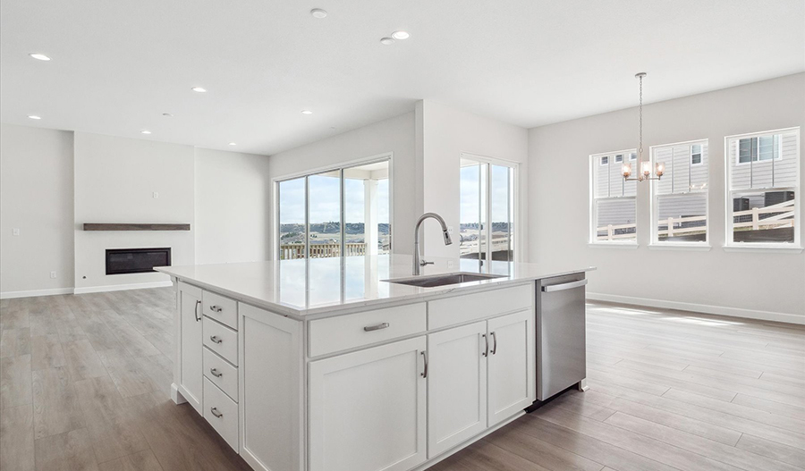 Kitchen of the Harmon floor plan