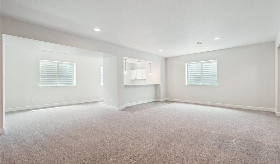 Recreation Room of the Harmon floor plan