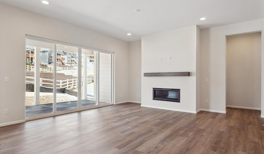 Great Room of the Decker floor plan