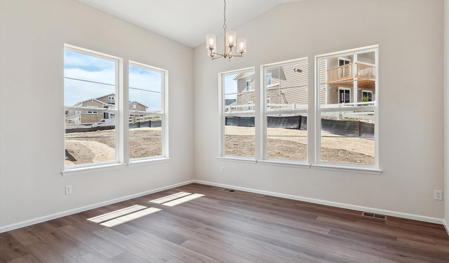 Sunroom of the Decker floor plan