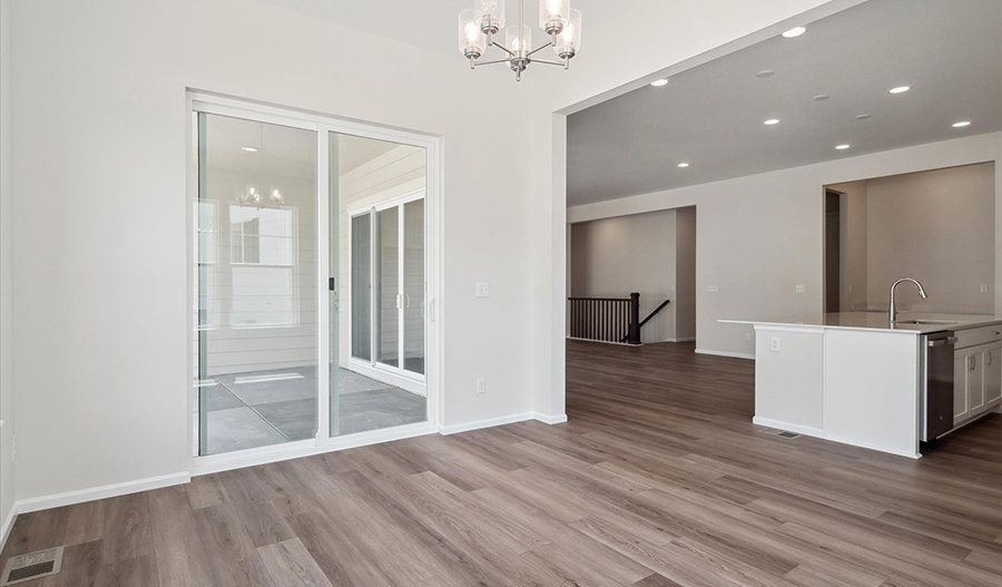Sunroom of the Decker floor plan