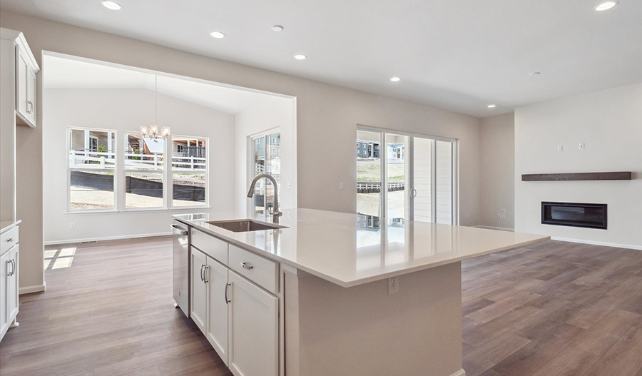 Kitchen of the Decker floor plan