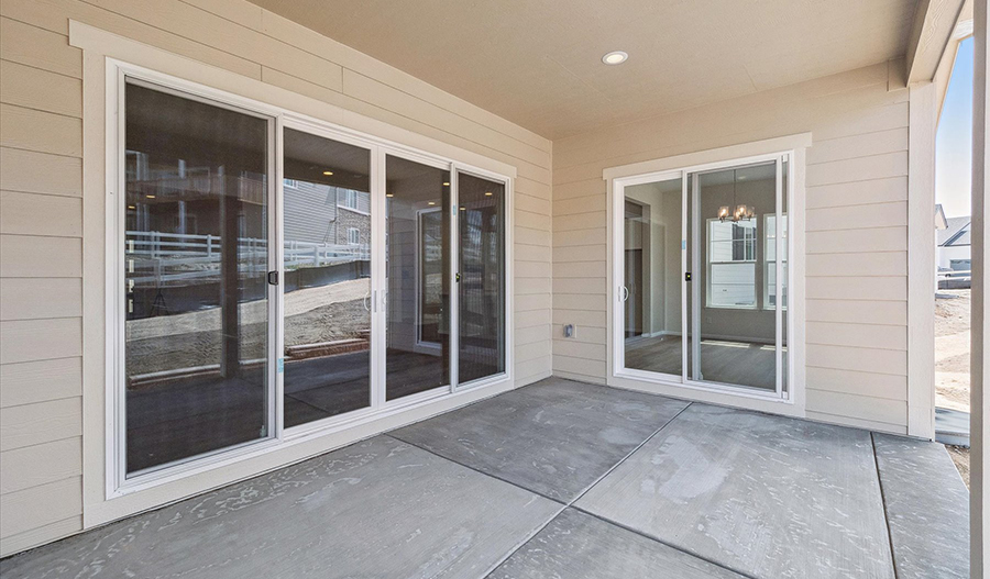 Patio of the Decker floor plan