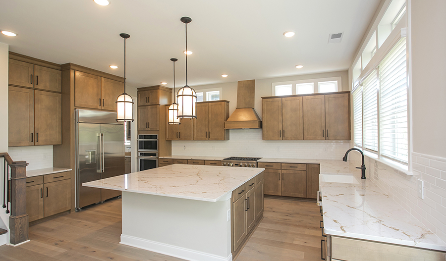 Kitchen of the HillaryII floor plan