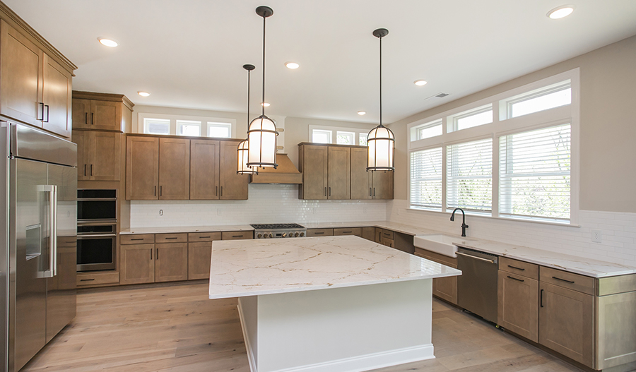 Kitchen of the HillaryII floor plan
