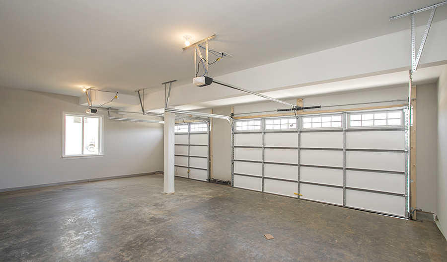 Garage of the HillaryII floor plan