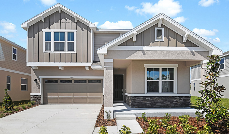 Exterior of the Moonstone floor plan