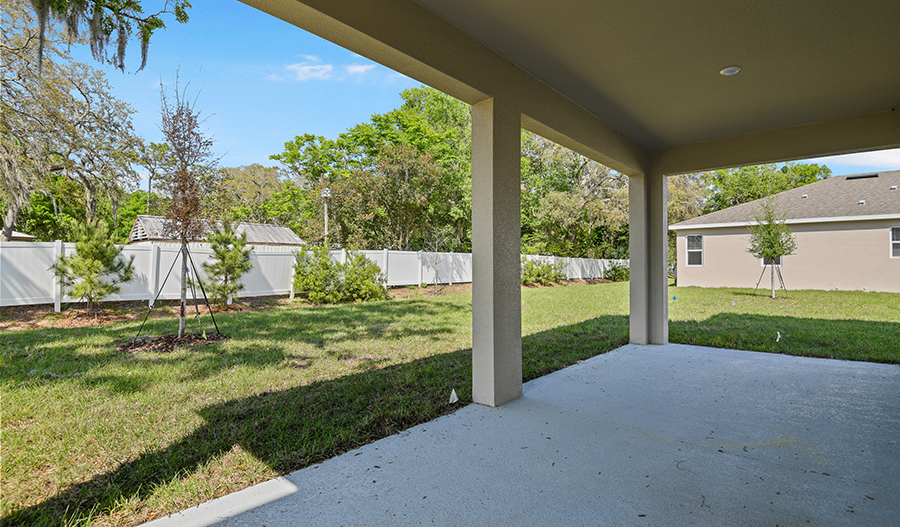 Rear Exterior of the Moonstone floor plan