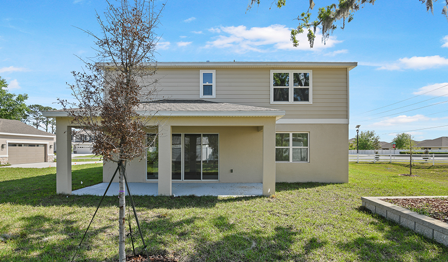 Rear Exterior of the Moonstone floor plan