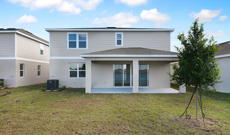Rear Exterior of the Ammolite floor plan