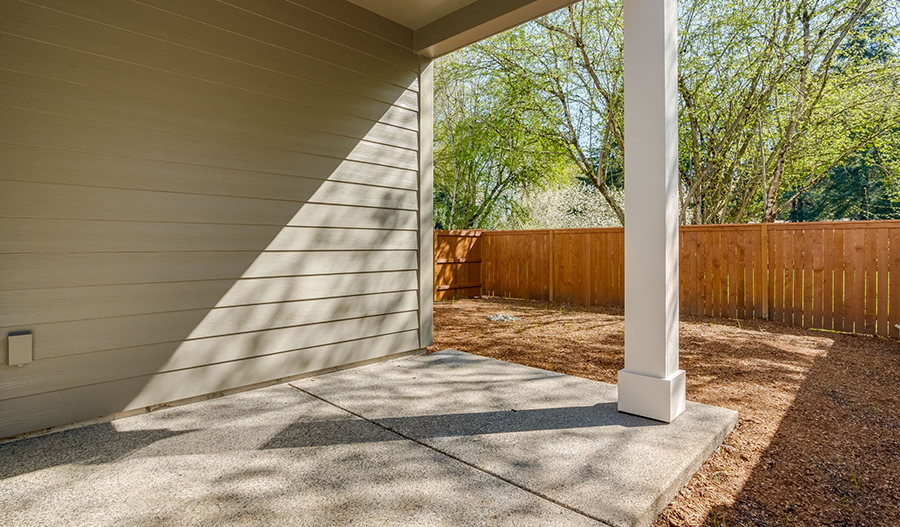 Patio of the Vance floor plan