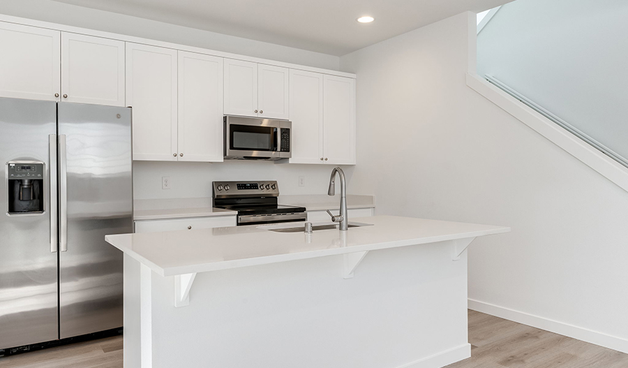 Kitchen of the Valerie floor plan