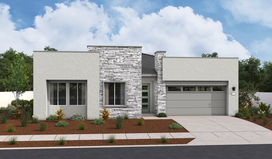 Elevation B of the Delaney floor plan