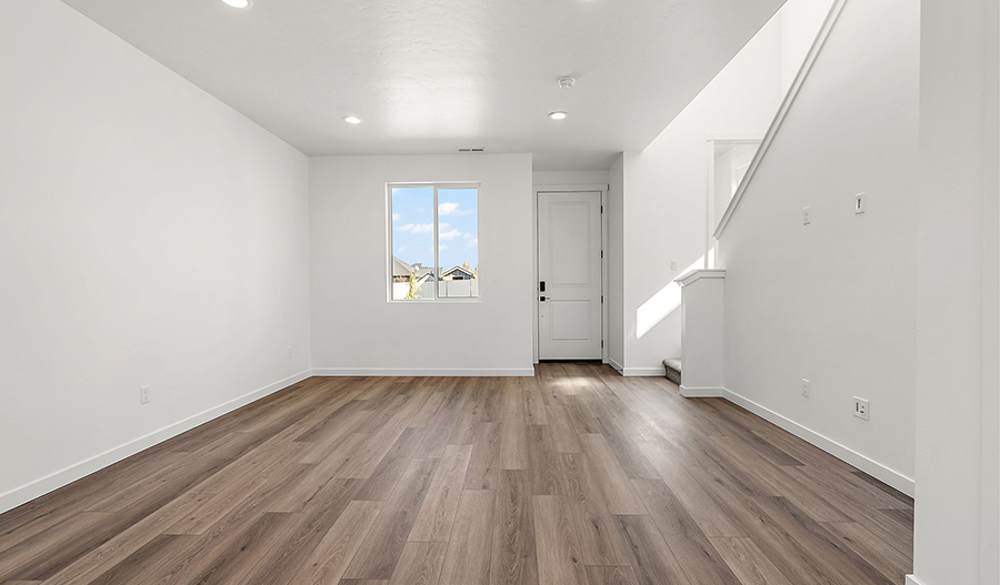 Living Room of the Boston floor plan