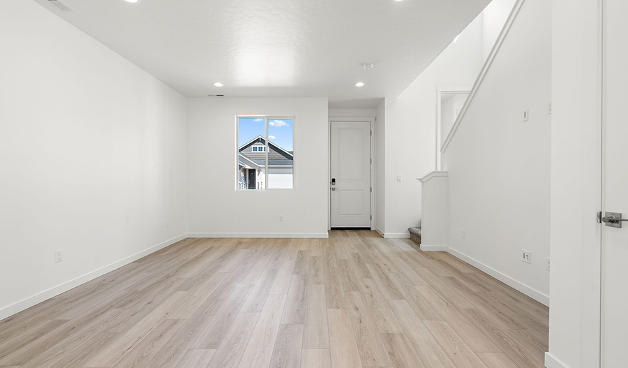 Living Room of the Boston floor plan