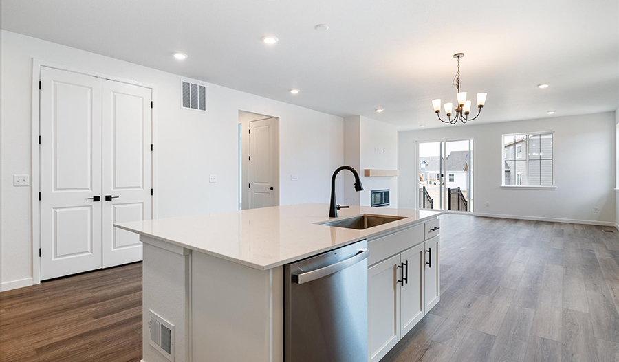 Kitchen of the Arlington floor plan