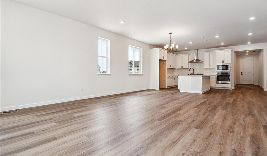 Great Room of the Arlington floor plan