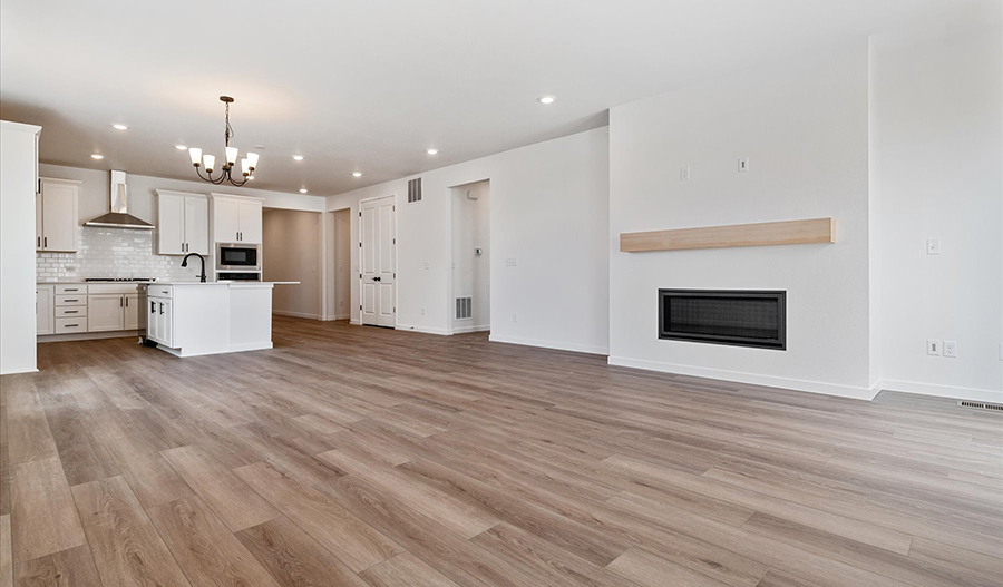 Great Room of the Arlington floor plan
