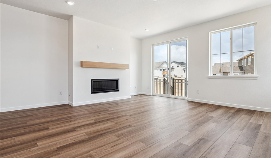 Great Room of the Arlington floor plan