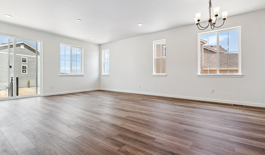 Great Room of the Arlington floor plan