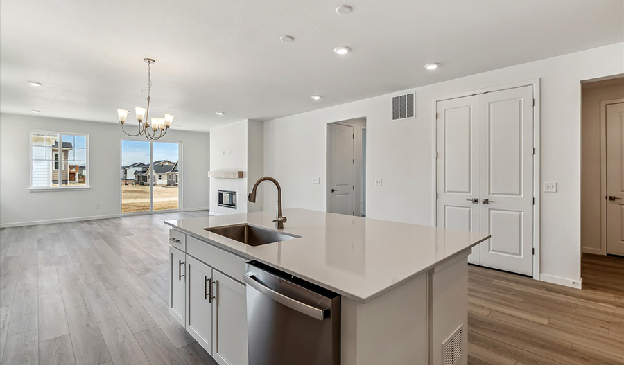Kitchen of the Arlington floor plan