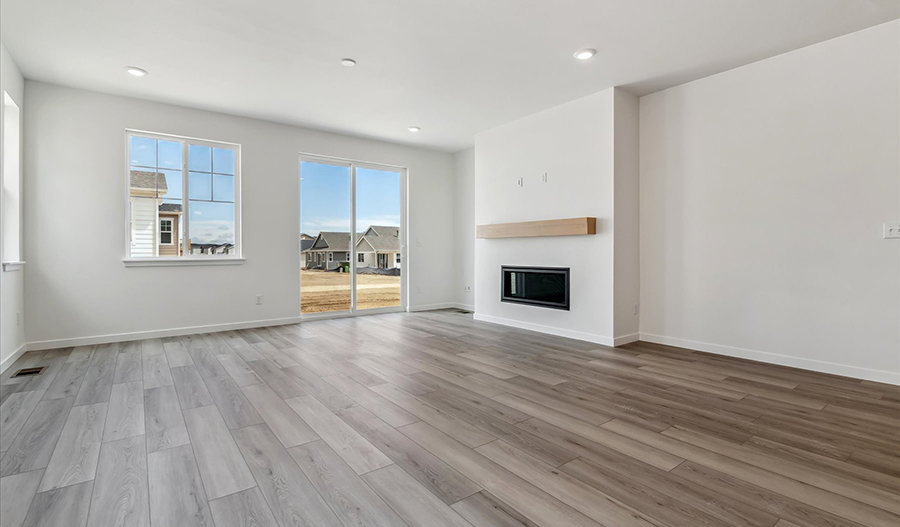 Great Room of the Arlington floor plan