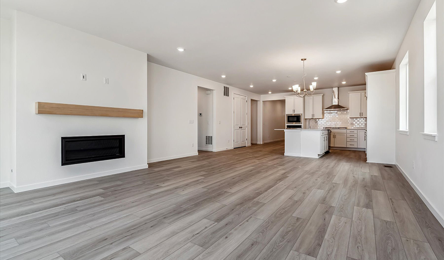 Great Room of the Arlington floor plan
