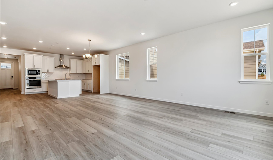 Great Room of the Arlington floor plan