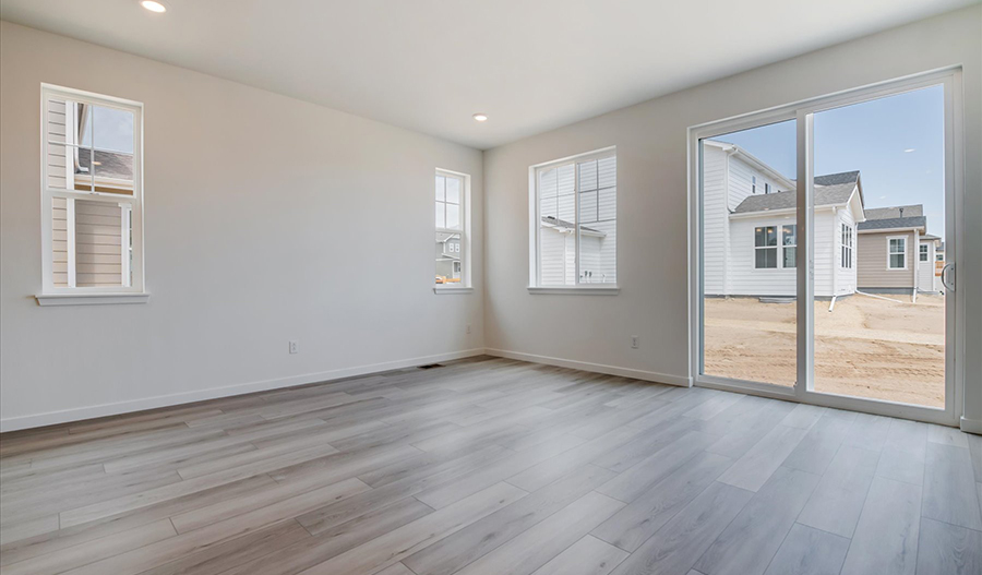 Great Room of the Arlington floor plan
