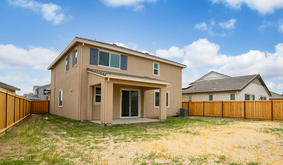 Rear Exterior of the Pearl floor plan