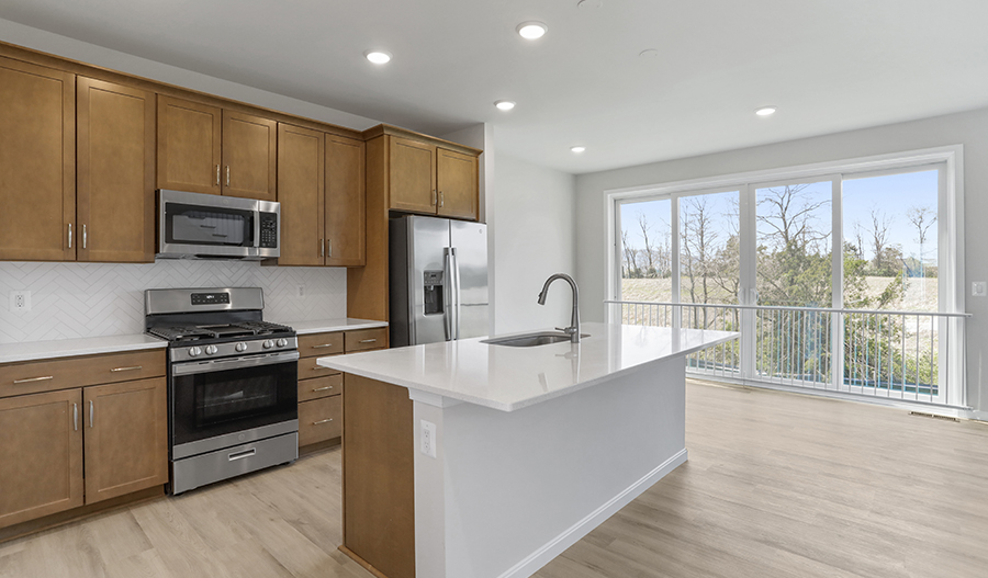 Kitchen of the Coral floor plan
