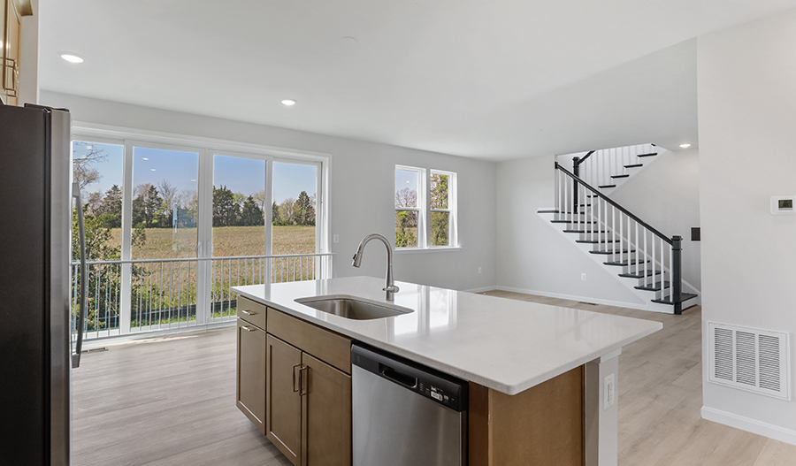 Kitchen of the Coral floor plan
