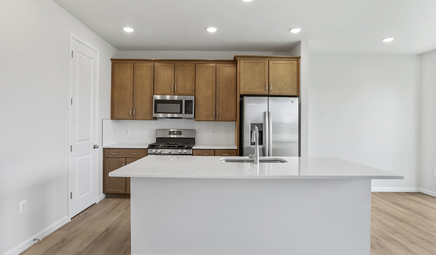 Kitchen of the Coral floor plan